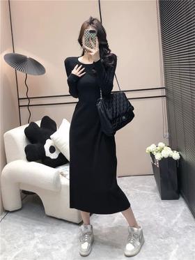 裁缝学苑AQ175 气质韩系长袖露腰连衣裙纸样女装裙子打版裁剪样板