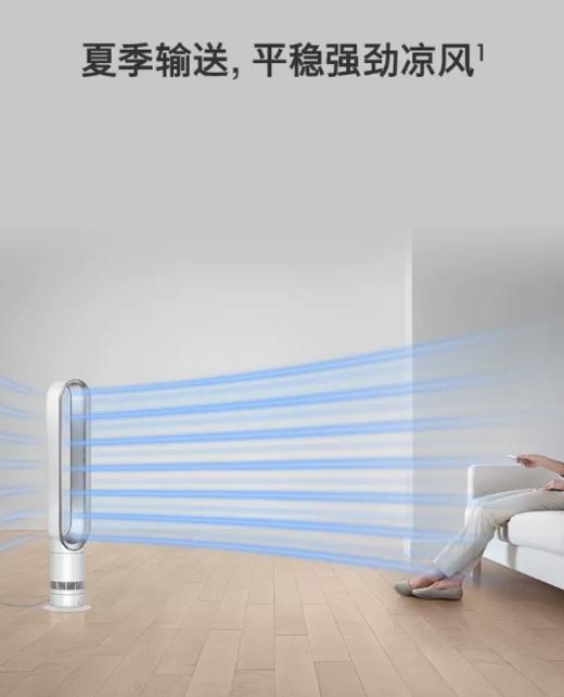 戴森（Dyson）AM07 无叶电风扇 落地扇 强劲稳定气流 进口空气循环扇 白色 商品图0