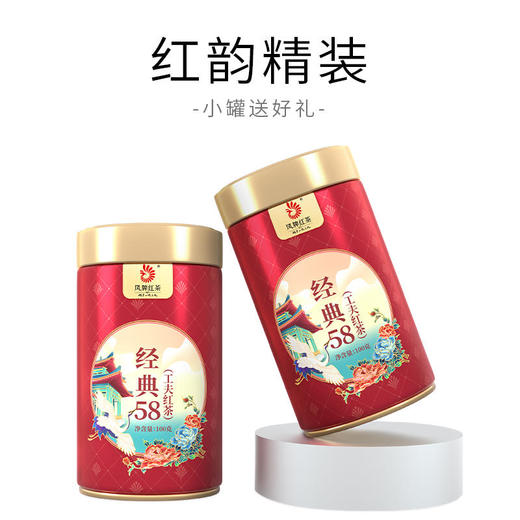 凤牌经典58·滇红工夫红茶100g/罐 商品图5