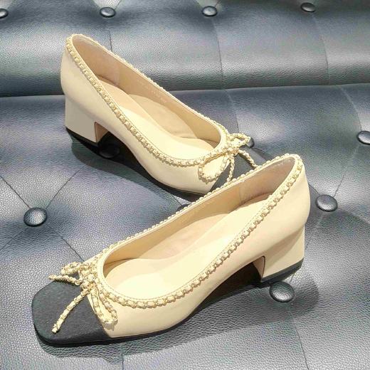 LFGJ 0348 玛丽珍法式仙女风复古高跟鞋 商品图5