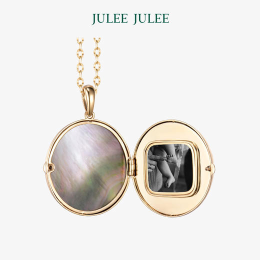 【浮光】相片盒JULEE JULEE茱俪珠宝 18K黄金钻石相片盒吊坠 商品图3