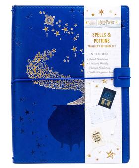 哈利波特:咒语和魔药旅行笔记本套装 英文原版 Harry Potter: Spells and Potions Traveler's Notebook Set