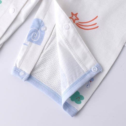 【呵护新生儿“娇嫩肌肤”】宝宝衣服空调服婴儿连体衣夏装新生儿哈衣纯棉睡衣春装外出爬爬服 商品图2