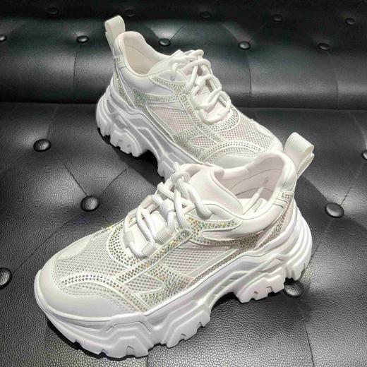 LFGJ 14646  超轻网孔闪钻老爹鞋 商品图5