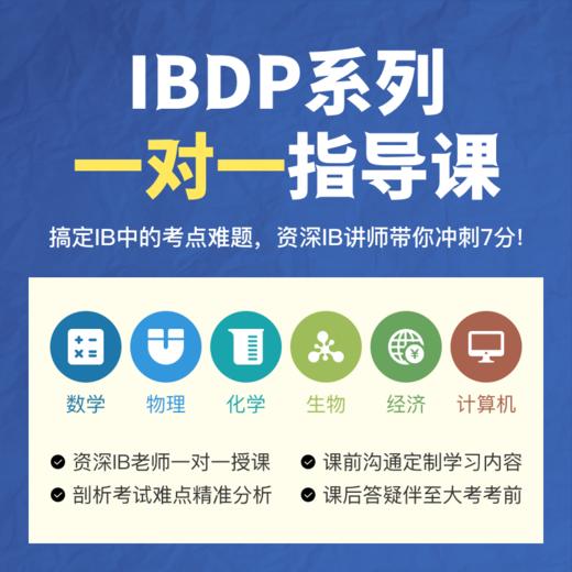 IBDP一对一系列课程 商品图0