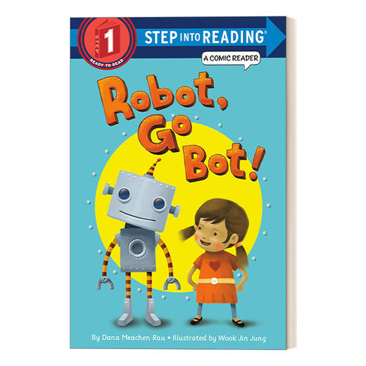英文原版 Step into Reading 1 - Robot  Go Bot 兰登分级读物1 机器人，加油! 英文版 进口英语原版书籍 商品图0
