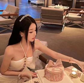 黑巢-迪奥蝴蝶结生日蛋糕