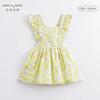 马克珍妮夏装裙子 女童田园风花卉满印纯棉背带裙连衣裙230152 商品缩略图0