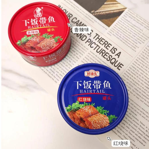 【肉食精选】鲜捕头渤海湾带鱼罐头 鲜活野生带鱼中间段 鱼骨酥软 鱼肉鲜香软嫩 方便罐头食品 商品图4