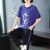 短袖冰丝运动套装，宽松休闲时尚两件套CC-10-1811 商品缩略图7