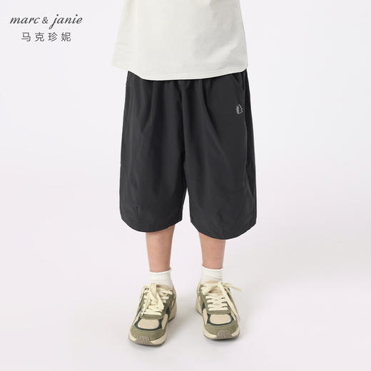 marcjanie马克珍妮新款夏装 男童户外风速干打褶五分裤230271 商品图2