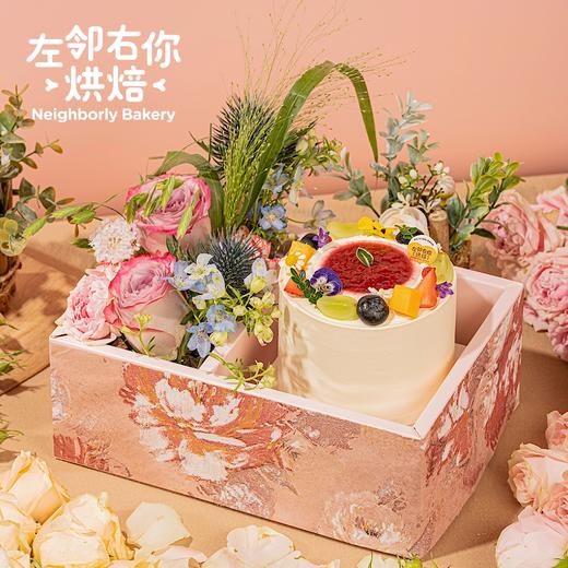 【下架勿动】母亲节鲜花与蛋糕礼盒 | 斑斓椰香糯米蛋糕 & 进口玫瑰鲜花礼盒 下架勿理 商品图1