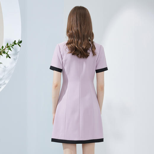 NF8G6斯尔丽瑟俪2023夏季新款职业高级感小香风减龄修身款长袖连衣裙 商品图1