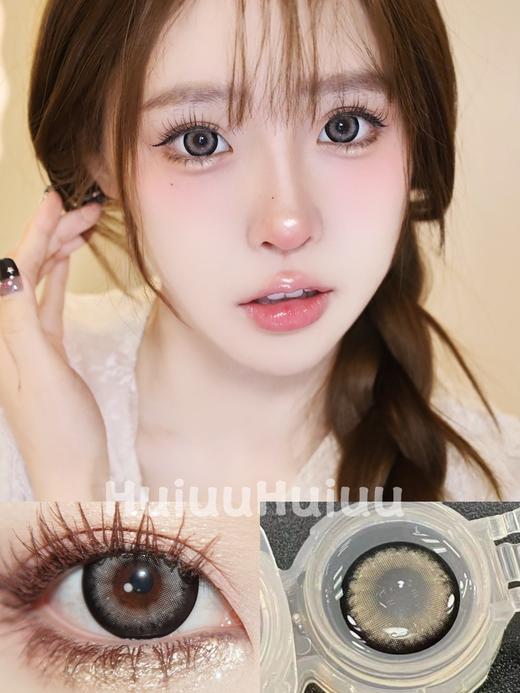 【大直径】PFGIRLCON-奶灰熊-14.5mm【年抛 0-800度 含525/575】 商品图0