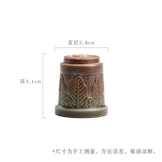 墨己 | 备前烧日式粗陶 三才盖碗 品茗杯 盖置 茶叶罐 商品图3