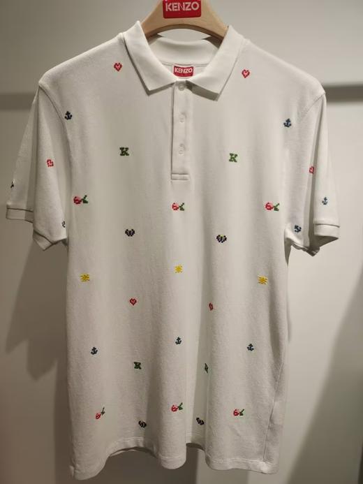 【特价商品不退不换】KENZO POLO衫男  FD55PO0054PU-02 OFF WHITE.COTTON 商品图2