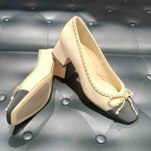 LFGJ 0348 玛丽珍法式仙女风复古高跟鞋 商品图3