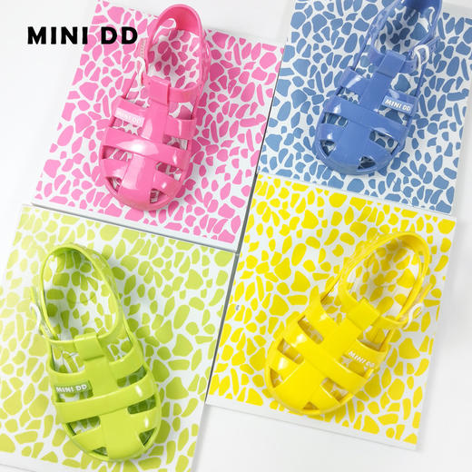 （清仓特价非质量问题不退不换）2023新款夏季女童凉鞋防水罗马鞋果冻鞋韩版儿童沙滩鞋男女鞋凉鞋228-石头纹 商品图0
