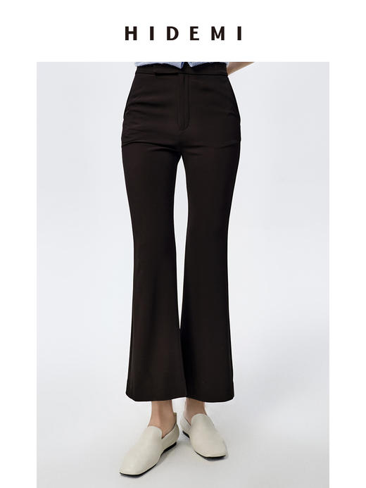 HIDEMI 超显瘦微喇叭中腰九分弹力神裤 商品图3