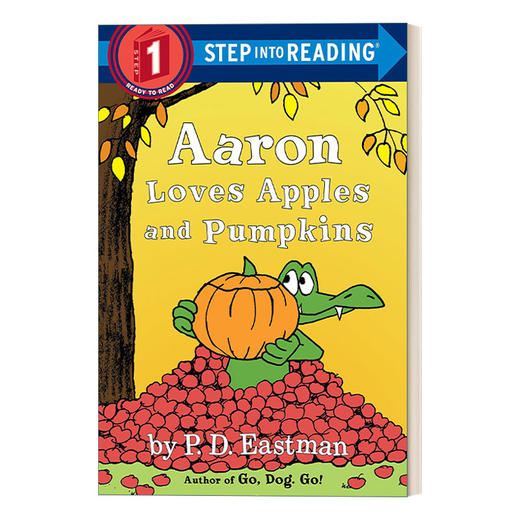 英文原版 Step into Reading 1 - Aaron Loves Apples and Pumpkins 亚伦爱苹果和南瓜 兰登分级读物1 英文版 进英语原版书籍 商品图0