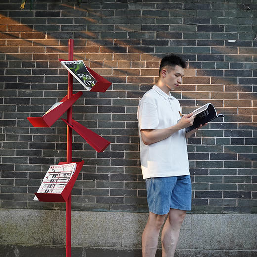 与光共舞 光头仔的游乐园 定制款 Bat书架 布莱卡红系列 商品图1