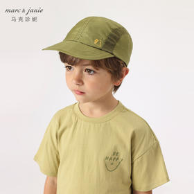 马克珍妮夏装新款 男女童户外风网面拼接遮阳鸭舌帽230810