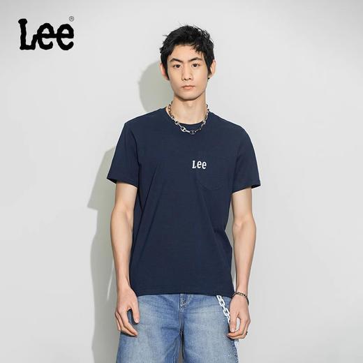 Lee商场同款23春夏新品标准版logo印花多色男短袖T恤LMT0016153RX00FA00562/FAMS000 商品图3