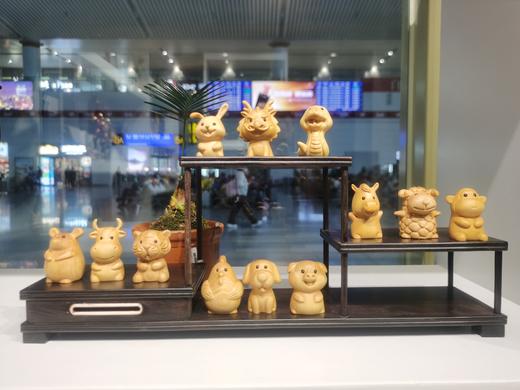 十二生肖°小叶黄杨木摆件（单个） 商品图1