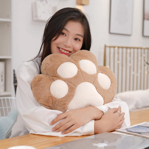 鹿鹿推荐·【洁丽雅】猫爪可拆抱枕-护腰垫午睡靠枕 商品图2