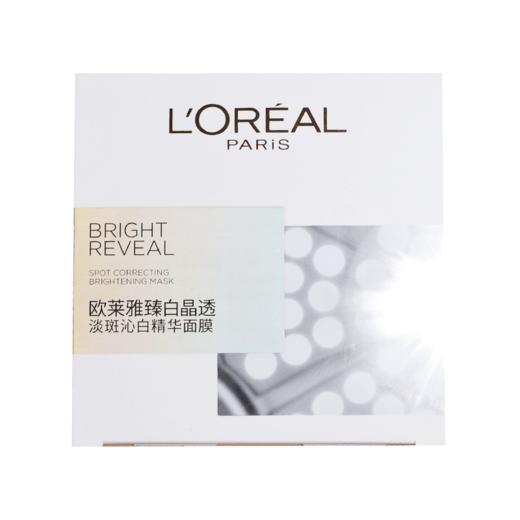 欧莱雅臻白晶透淡斑沁白精华面膜5pc 商品图0