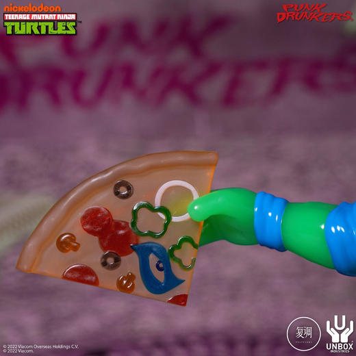现货 Unbox 忍者神龟 披萨套装 夜光版 搪胶 商品图5