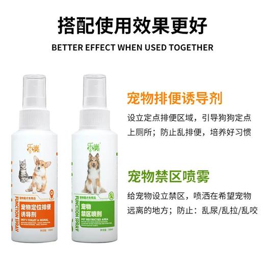 宠物定位排便诱导剂训练狗狗上厕所训导引诱猫咪尿尿&宠物禁区喷雾防止狗狗猫猫乱拉乱尿 商品图5