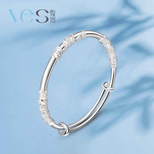 繁花似锦足银9999手镯 商品图0