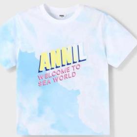 南3  安奈儿童装蔚蓝T恤