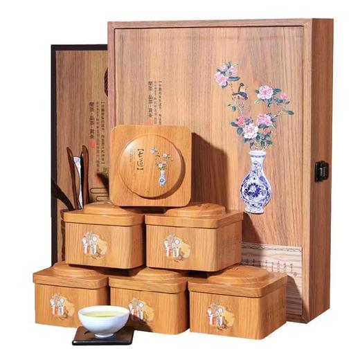 「精致木礼盒！四款可选」铁观音大红袍茶叶金骏眉正山小种茶叶木盒礼盒装茶饮 商品图4