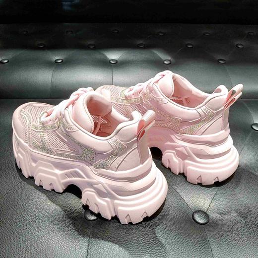 LFGJ 14646  超轻网孔闪钻老爹鞋 商品图10