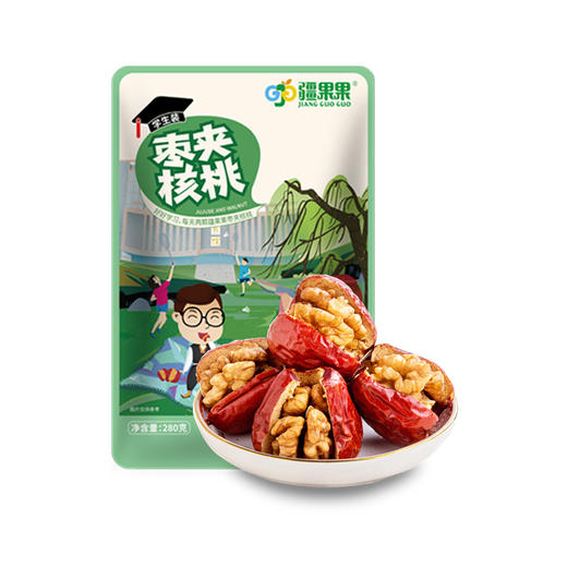 疆果果牌枣夹核桃(学生装)280g/袋 商品图0