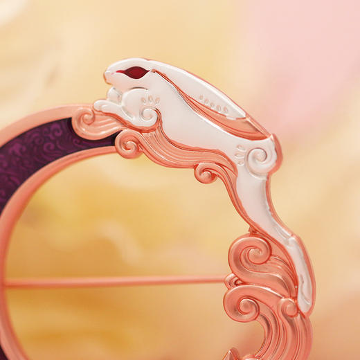 【上海造币】2023兔年生肖系列·月兔镂空纪念章 商品图4