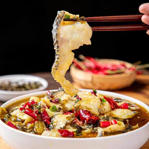 【肉食精选】金汤酸菜鱼 鲜嫩滑爽酸香浓 采用鲜活免浆黑鱼片 活鱼现切 180天老坛腌制 12年老配方地道酸汤 5分钟享受大餐 商品图0