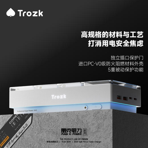 Trozk特洛克朋克电力硬盒35电竞插座 商品图2