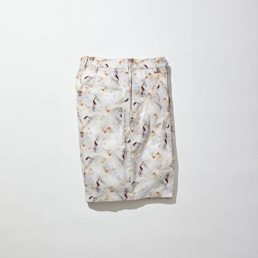 KUON Pleated Shorts 高密度编织奢华精梳棉贝壳印花短裤 商品图4