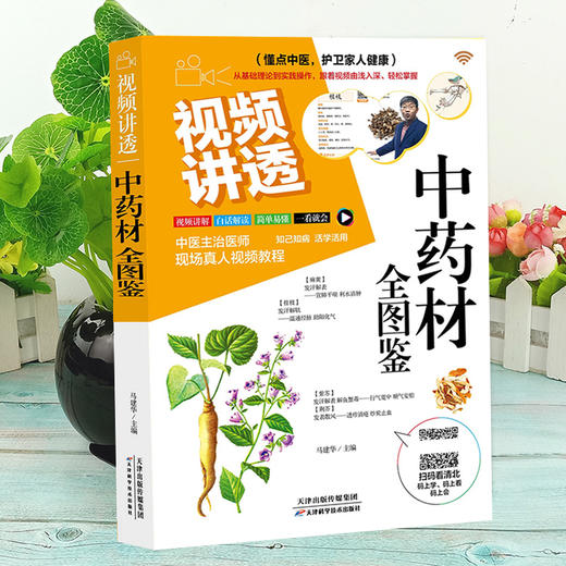 【推荐】视频讲透中药材全图鉴正版+金匮要略3册中草药大全中药材识别图鉴书籍中医入门中草药大全书籍药材植物彩图中医大全书中草药图鉴书 商品图2