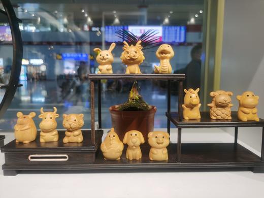 十二生肖°小叶黄杨木摆件（单个） 商品图0