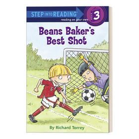 英文原版 Step into Reading 3 - Beans Baker's Best Shot 巴克最l好的一球 兰登分级阅读3 英文版 进口英语原版书籍