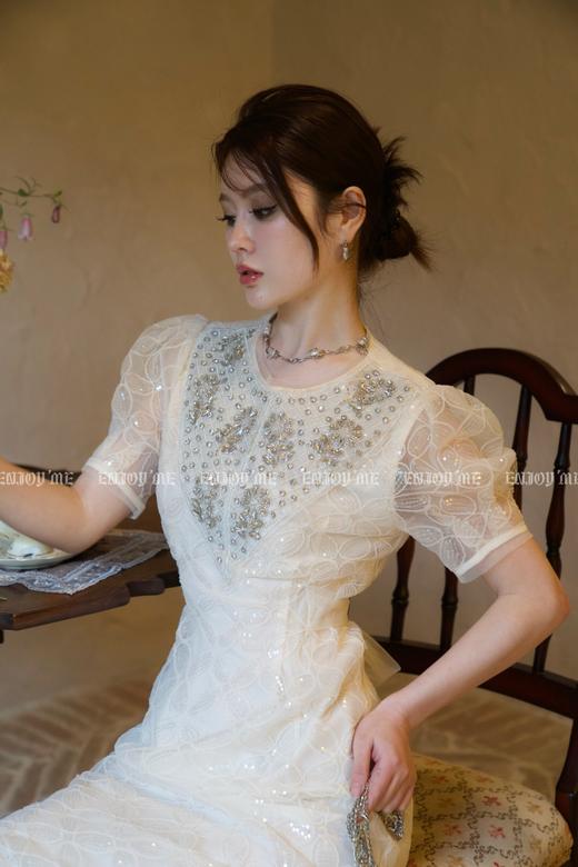 【门店同款】2023年夏季V型重工钉珠连衣裙 150760890 商品图1