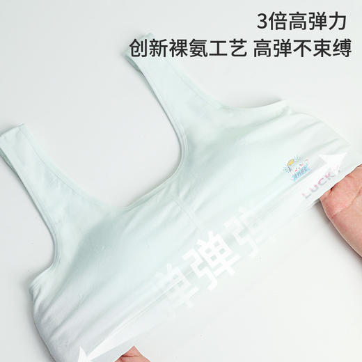 【2件装】熳洁儿 二阶段12-16岁少女围背心式文胸学生内衣无钢圈逢考必过图案23201613 商品图2