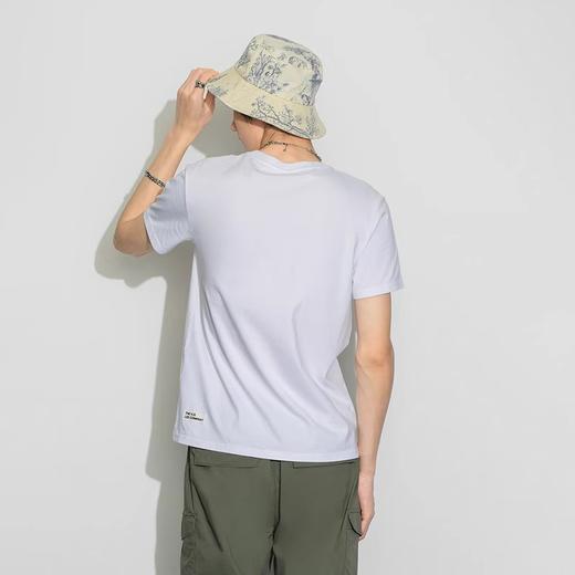 Lee商场同款23春夏新品标准版印花白色男短袖T恤LMT0016163RX-K14 商品图1