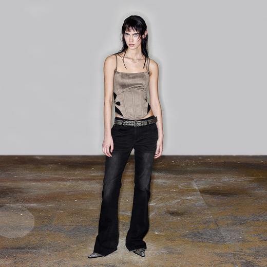  NUTH“身姿”｜拼接胸衣女可拆卸肩带遮副乳辣妹吊带背心 商品图3