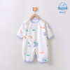 【呵护新生儿“娇嫩肌肤”】宝宝衣服空调服婴儿连体衣夏装新生儿哈衣纯棉睡衣春装外出爬爬服 商品缩略图0
