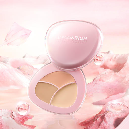 【蜜家特惠】透蜜 智感本肌三色遮瑕膏3.8g 实力遮盖黑眼圈眼袋斑点（下单即送舌形双头遮瑕刷） 商品图3